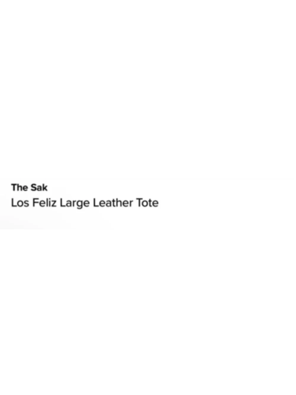 The Sak Los Feliz Leather Tote Bag Pink Rosewood Vintage Finish NWT